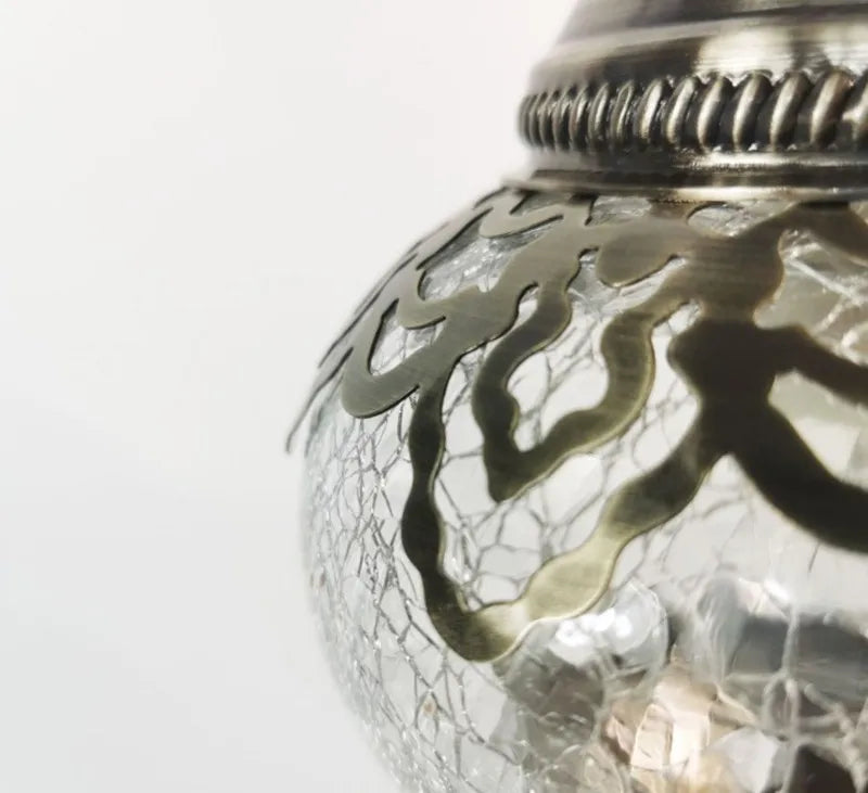 Vintage Mediterranean style art deco pendant light for restaurants and cafés - vue 4 sur 5
