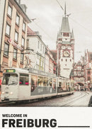 German city landmarks decorative canvas print