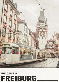 German city landmarks decorative canvas print