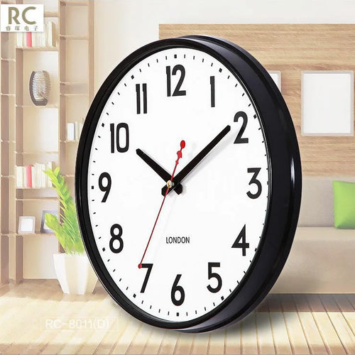 retro silent shabby chic wall clock for home decor - vue 8 sur 7