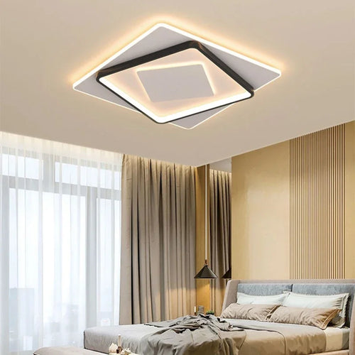 Modern LED ceiling light for contemporary interior decor - vue 4 sur 8