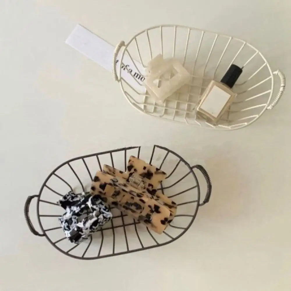 Iron bread baskets for storage and decoration - vue 3 sur 8