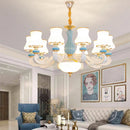 Modern ceramic chandelier for elegant indoor lighting