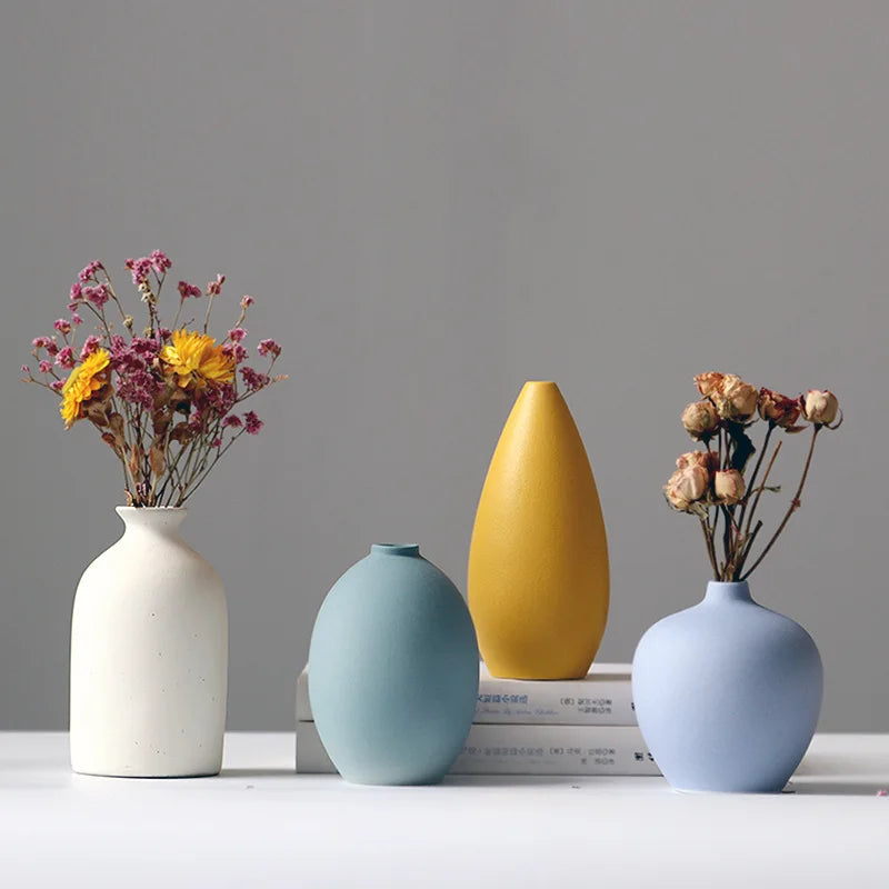 ceramic vase for dried flowers creative nordic decoration