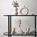 modern ceramic vase for dried flowers interior decoration