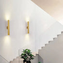 Led wall lamp for hotel and bedside, 20/30/40 cm, gold black or white