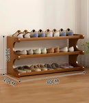 simple and space-saving indoor shoe rack