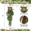Artificial pinecone garland for Christmas decorations