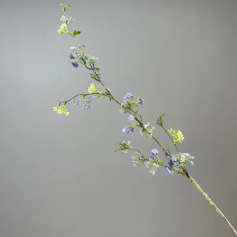 Artificial flower table decoration with snow willow