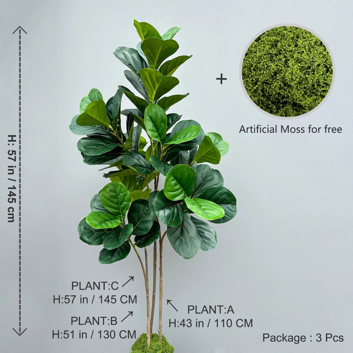 Realistic artificial plant for interior decor and events - vue 9 sur 16