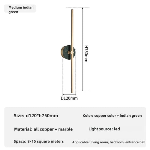 Minimalist luxury Spanish marble wall light - vue 16 sur 18