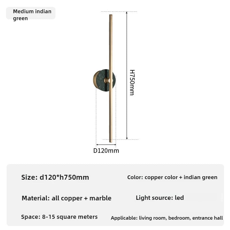 Minimalist luxury Spanish marble wall light - vue 15 sur 18