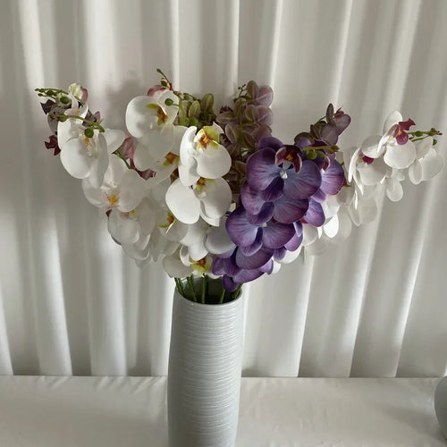 Artificial phalaenopsis decorative orchid for weddings and gardens - vue 3 sur 23