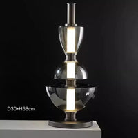 Nordic designer glass chandelier for modern spaces