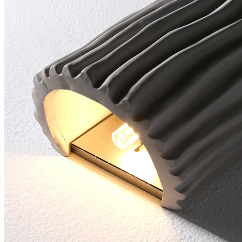 Nordic artistic atmosphere LED resin grille lamp retro - vue 7 sur 10