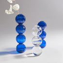 Modern decorative glass candle holder for events and home decor
