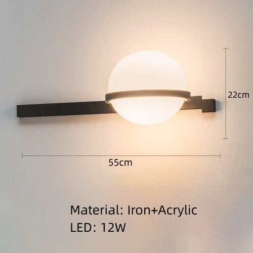 lustre moderne diy led avec pot de fleurs pour jardin céleste - vue 13 sur 18