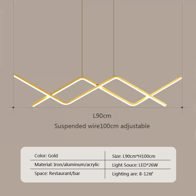lustre moderne à led avec télécommande pour intérieur élégant