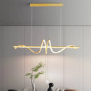 Elegant minimalist modern LED pendant light