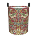 floral foldable laundry basket for baby toy storage