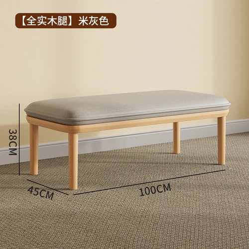 Nordic modern velvet stool unique and space-saving pouf - vue 12 sur 24