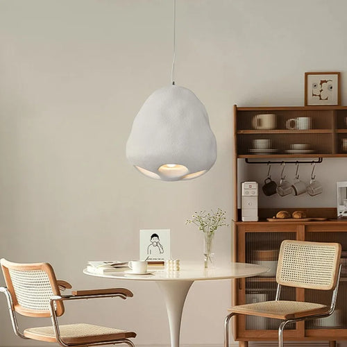 Nordic wabi sabi style creative personalised LED chandelier - vue 3 sur 9