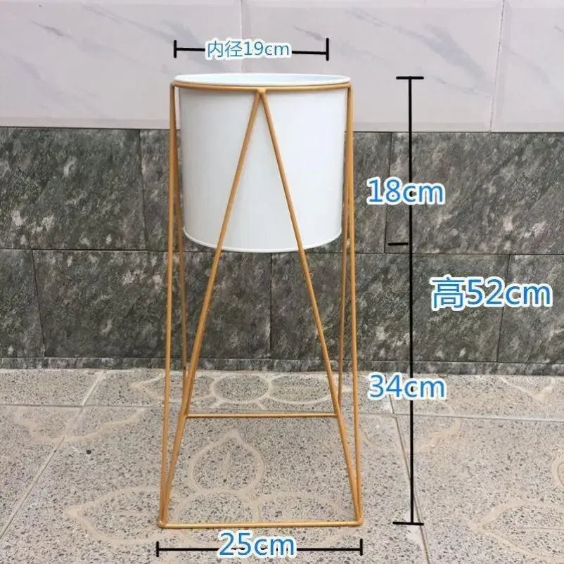 elegant wrought iron stand for indoor plants and flowers