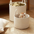 cotton rope baby and child toy storage basket