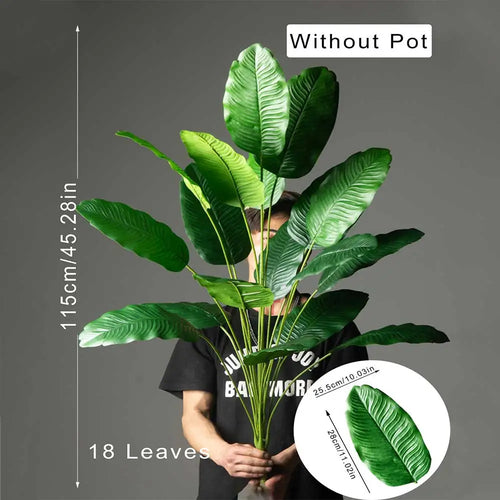 Large artificial bird of paradise tree for indoor and garden decor - vue 9 sur 9