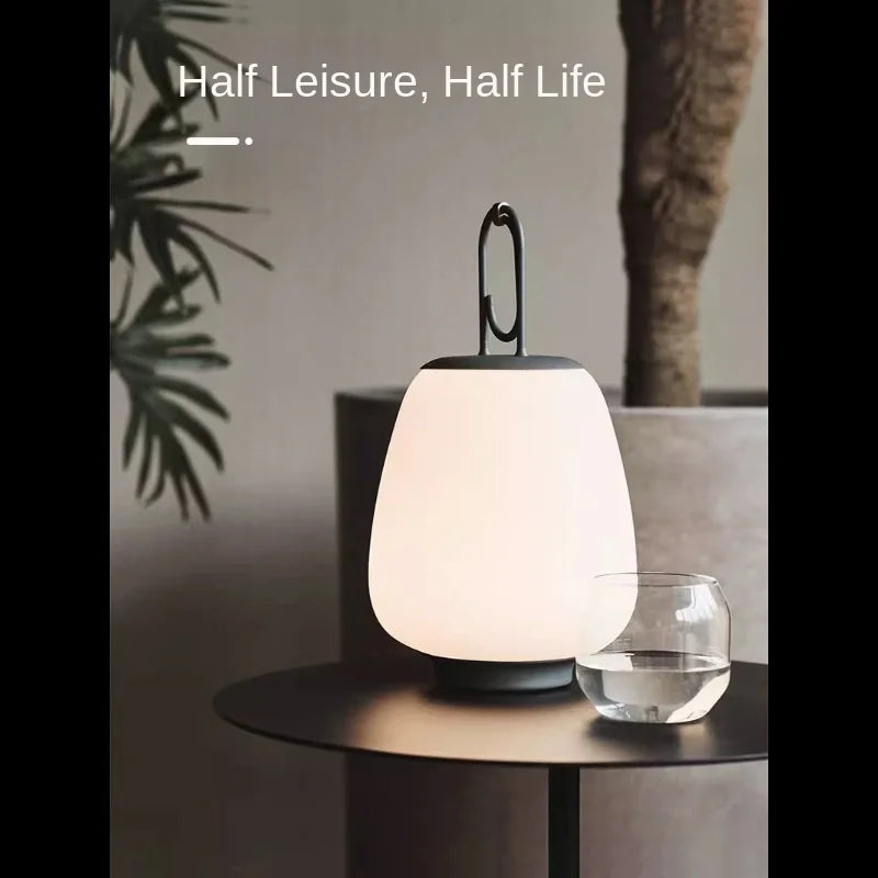 Nordic rechargeable table lamp for various spaces