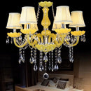 Elegant modern crystal chandelier for weddings