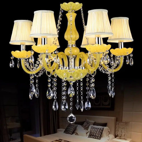 Elegant modern crystal chandelier for weddings - vue 13 sur 13