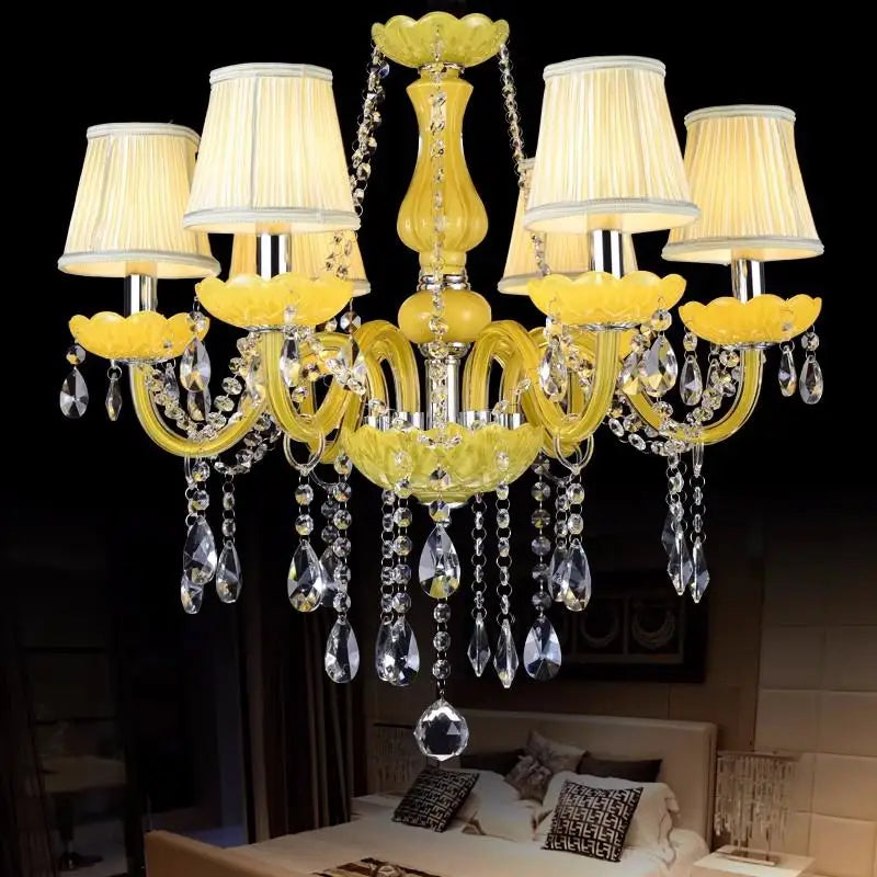 Elegant modern crystal chandelier for weddings - vue 12 sur 13