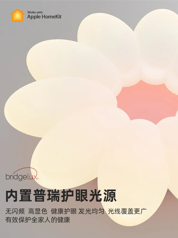 Creative petal chandelier for a warm and soothing atmosphere - vue 6 sur 24