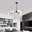 Modern minimalist glass bubble chandelier