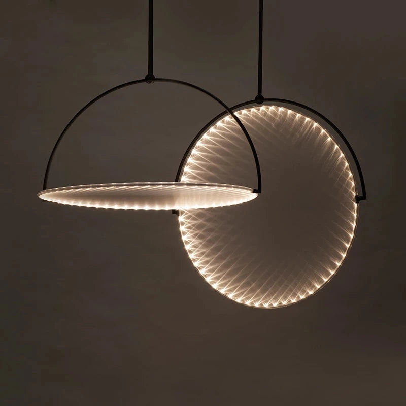 Nordic black iron chandelier for indoor lighting