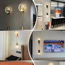 Modern indoor LED wall light