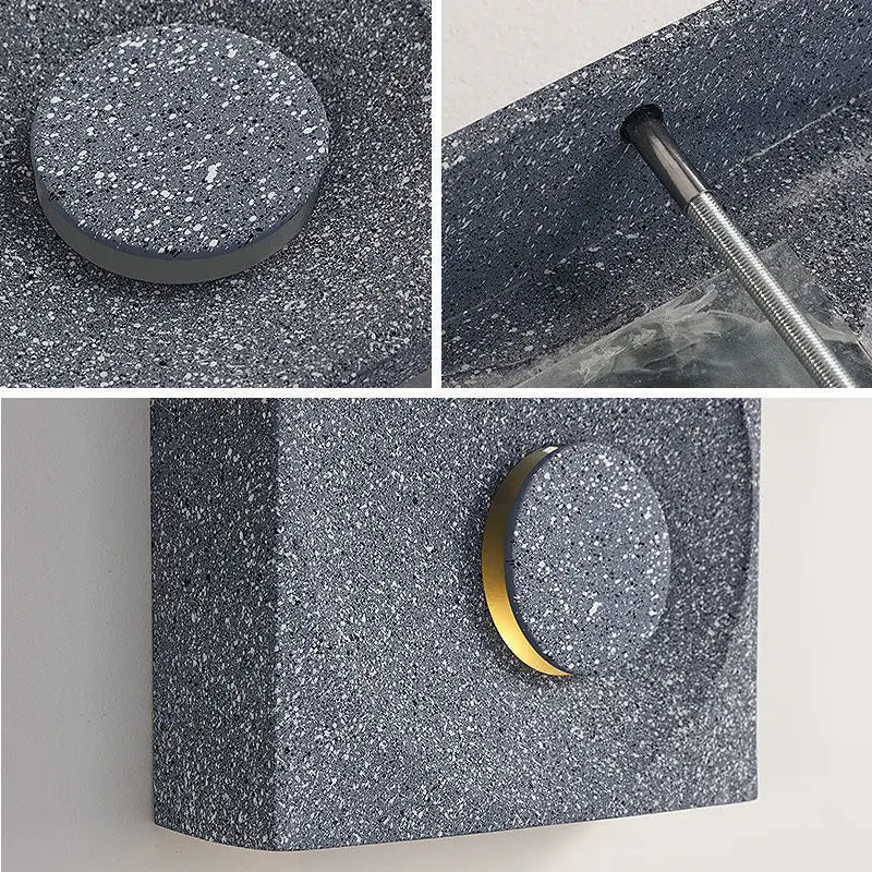 Industrial cement wall light for creative lighting - vue 4 sur 11
