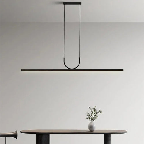 Simple modern LED chandeliers for table pendant lighting - vue 3 sur 14