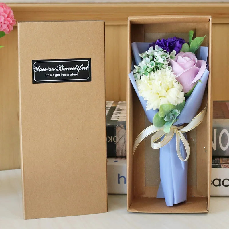 Rose soap in gift box for any occasion