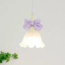 romantic and modern children's room knot glass pendant light