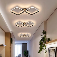 Modern LED chandelier for hallway, corridor and indoor spaces