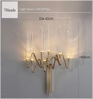 Modern luxury wall light for interior decoration 2024