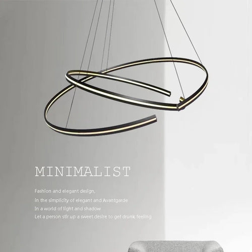 Modern design LED pendant lamp for indoor use - vue 2 sur 12