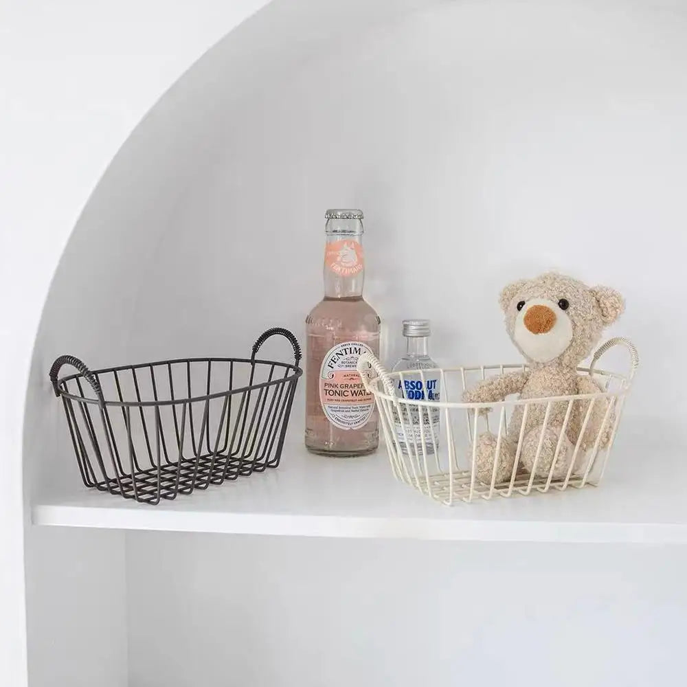 Wire baskets for storage and organisation