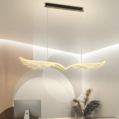Modern acrylic chandelier for restaurants and bars 2024 - vue 6 sur 7