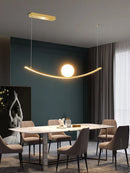 Creative dragon ball restaurant chandelier, simple luxury