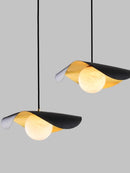 Postmodern marble LED chandelier for luxury decor