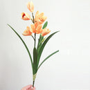 Artificial cymbidium flowers for wedding and event decoration