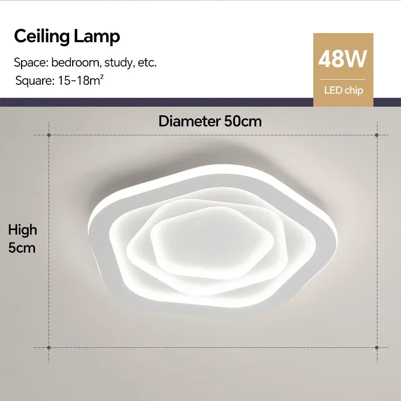 Modern LED ceiling light for elegant and contemporary interior decor